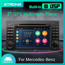 Автомобильный DVD-плеер XTRONS 7 "Android 10,0, радио для Mercedes Benz W245 2005-2011 W169 2004-2012 Viano Vito W639 2006-2014 DSP Carplay 2024 - купить недорого