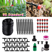 DIY Drip Irrigation System Automatic Micro Drip Watering Kits Including 25m Hose Adjustable Dripper for Garden Lawn Greenhouse 2024 - compre barato