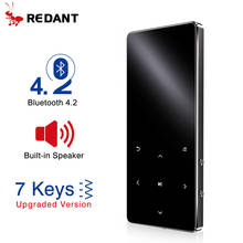 Redant-MP3 Player com alto-falante Bluetooth com teclado touch embutido, 8GB 16GB hi-fi, metal, miniwalkman portátil com gravação de rádio FM 2024 - compre barato