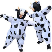 Cartoon Cow Inflatable Costume Explosion Halloween Adult Cosplay Party Performance Event Prop Clothing Christmas Fancy Dress 2024 - buy cheap