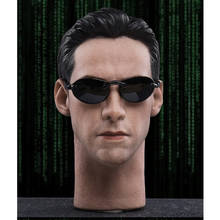 Keanu-figura de acción Reeves Neo, escultura de una cabeza con gafas de sol, 12 ", accesorios para el cuerpo, colecciones, juguetes, escala 1/6 2024 - compra barato