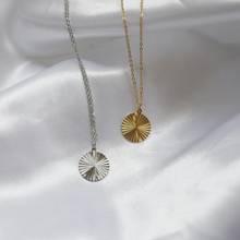 Joolim Round Shape Pendant Necklace Dainty Necklace Costume Jewelry 2024 - buy cheap