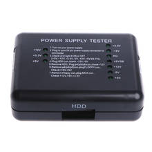 1Pcs NEW Black PC 20 24 Pin PSU ATX SATA HD Power Supply Tester 2024 - buy cheap