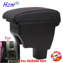 For SUZUKI SX4 Armrest box For SUZUKI SX4 Car Armrest Storage box Retrofit parts car accessories Interior USB LED 2024 - buy cheap