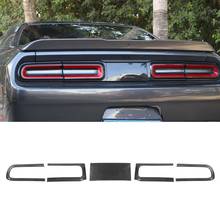 For Dodge Challenger 2015 Up Car Rear Tail Light Lamp Decoration Trim Styling ABS Exterior Auto Moldings 5Pcs/set 2024 - buy cheap