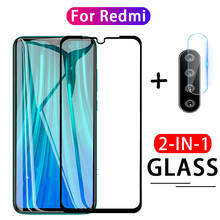 2 в 1 15D закаленное стекло для Xiaomi Redmi Note 6 7 8 Pro Защитная пленка для экрана камеры для Redmi 8a 7a 6a 8 7 6 K20 2024 - купить недорого