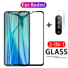 Cristal templado 2 en 1 15D para Xiaomi Redmi Note 6 7 8 Pro, Protector de pantalla de cámara, vidrio Protector para Redmi 8a 7a 6a 8 7 6 K20 2024 - compra barato