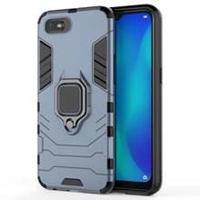 Funda de teléfono con soporte de anillo para OPPO Realme 3 C2 X Oppo A1K K3, carcasa híbrida dura con soporte de hierro para oppo Reno Z Zoom 10X 2024 - compra barato