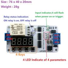 DC 12V 10A Magnetic Latching(keep) Multifunction Energy saving Delay Relay Time Switch Turn on/off PLC Module 2024 - buy cheap