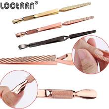1pc sstainless steel Cuticle Removal Double-End Dead Skin Pusher Nail Extension Shaping Tweezers Nail Clip Manicure Tool Cuticle 2024 - compre barato