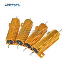 50W 5% Aluminum Housed Case Power Metal Shell Case Wirewound Resistor 0.1~1K 0.1 0.5 1 1.5 2 3 6 10 12 15 20 22 30 50 100 1K ohm 2024 - buy cheap