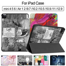 MTT 2021 Case For iPad Pro 11 12.9 Air 4 10.9 10.2 10.5 9.7 Air 2 Soft TPU Leather Flip Smart Cover Funda With Pencil Holder 2024 - buy cheap