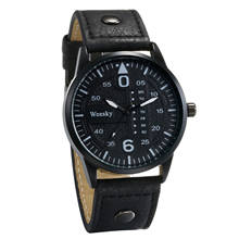 Часы наручные Lancardo Мужские кварцевые, простые брендовые Роскошные чёрные, с отображением недели, из нержавеющей стали 2024 - купить недорого