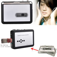 Portable Cassette Player USB Walkman Cassette Tape Music Song Audio To MP3 Converter Player Save MP3 File To USB Flash U Drive 2024 - buy cheap