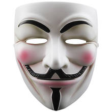 V for Vendetta Anonymous Guy Fawkes Resin Cosplay Mask Party Costume Prop Toys 2024 - buy cheap