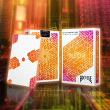 Orange Bicycle Neon Playing Cards Cardistry Deck USPCC Limited Edition Poker Magic Card Games Magic Tricks Props for Magician 2024 - buy cheap