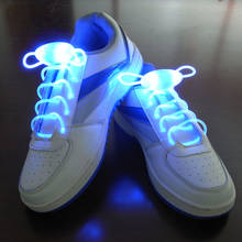 Новые спортивные светящиеся шнурки светится в темноте ночной цвет флуоресцентные шнурки повседневная спортивная обувь шнурки для обуви 2024 - купить недорого