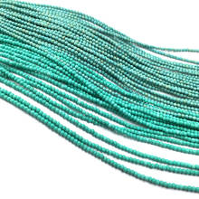 Natural stone loose beads Round shape Turquoises string bead For jewelry making DIY bracelet necklace accessories 2024 - buy cheap