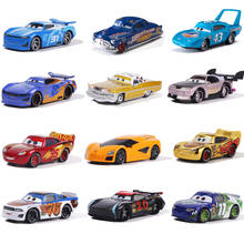 Disney-coches Pixar Cars 3 para niños, Jackson Storm, Ramírez, Rayo McQueen, vehículo fundido a presión, aleación de Metal, juguetes para niños, regalo de Navidad, 1:55 2024 - compra barato