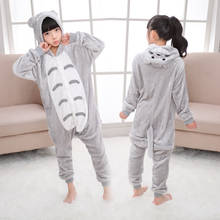 Children Kids Animal Costume Cosplay Totoro Neighbor Halloween Anime Hooded Onesie Costumes Jumpsuit for Boy Girl Pajama 2024 - buy cheap