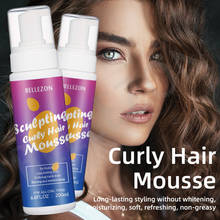 Bellezon Hair Foam Mousse Styling product Strong Hold Hair Mousse Define Curly Hair Finishing Anti-Frizz Fixative Styling cream 2024 - buy cheap