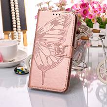 Butterfly Leather Cover For Samsung Galaxy A02S A12 A32 A42 A52 A72 A30S A50 A11 A21S A31 A51 A71 S20 FE S21 Plus Wallet Case 2024 - buy cheap