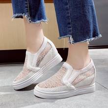 white women sneakers high quality women casual shoes 2021 loafers women Vulcanize Shoes platform hidden wedge sneakers femme 2024 - buy cheap