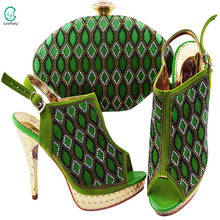 Zapatos de mujer y bolso para combinar con diseño de moda estilo nigeriano italiano zapatos y Bolsa a juego para fiesta 2024 - compra barato