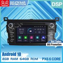 PX6 IPS 4G+64G Android 10.0 Car DVD Stereo Multimedia Head unit For Toyota RAV4 2013 2014 2015 Radio GPS Navigation Audio stereo 2024 - buy cheap