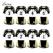 Women Men Anime Shirt Haikyuu Bokuto Kotaro Cosplay Shorts Short Sleeves Jersey Akaashi Keiji Costumes K-pop Sport Suit Outfits 2024 - buy cheap