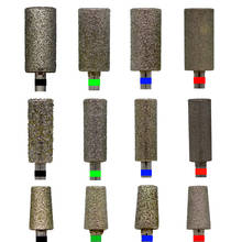 NAILTOOLS 15 TYPE Diamond Barrel shape Milling Cutters Manicure Nail Drill bit Apparatus for foot Pedicure 2024 - buy cheap