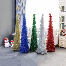 1.2M DIY Sequin Christmas Tree Popup Collapsible Tinsel Artificial Christmas Tree With Stand Christmas Decorations Trees 2024 - buy cheap