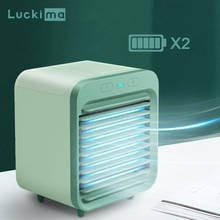 New Arrival Mini Air Cooler Fan USB Rechargeable Humidifier Water Mist Air Conditioner Fan for Office Home Travelling Camping 2024 - buy cheap