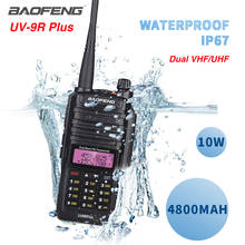 Baofeng New Upgrade Waterproof UV-9R Plus Walkie Talkie High Power Dual Band UHF/VHF Ham CB Two Way Radio Dual Band Transceiver 2024 - buy cheap