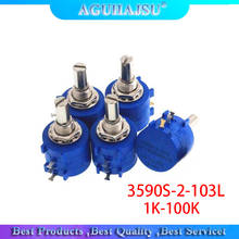 1PCS 3590S series potentiometer 500 1K 2K 5K 10K 20K 50K 100K ohm 3590S-2-103L 3590S 101 102 103 104 201 202 203 501 502 503 2024 - buy cheap