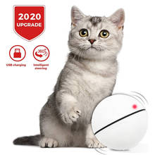 Smart Interactive Cat Toy USB Rechargeable Led Light 360 Degree Self Rotating Ball Pets Playing Toys Motion Activated Pet Ball 2024 - buy cheap