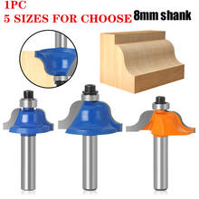 1pc 8mm Shank Large Double Roman Ogee Edging Router Bit Dovetail Router Wood Working Bit Cutter Tools 2024 - buy cheap