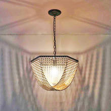 modern loft wooden chandelier light nordic home decoration black kitchen lights bedroom suspension wood hanging light fittings 2024 - buy cheap
