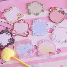 30 Sheets/pack Cute Egg Dog Cat Frog Memo Pad Stickers Decal Sticky Notes Scrapbooking Diy Kawaii Notepad Diary 2024 - buy cheap