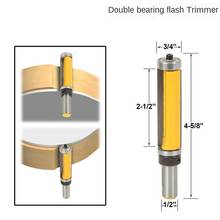 Cortador de doble rodamiento, herramienta de carpintería, fresadora de madera, 1/2 2024 - compra barato