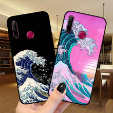 Funda de TPU suave para Huawei Honor 10 20 30 Lite 10i 20i 9X 8X Mate 10 20 Lite Pro, funda negra de silicona, The Great Wave off Kanagawa 2024 - compra barato