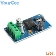 Módulo de placa de transmisión L6201 de un solo Chip, microordenador, DC3.3-5V, módulo de placa de Control de Motor 2024 - compra barato