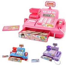 Multifunctional Simulation Market Cash Register with Light Music Kids Play Toy 2024 - buy cheap