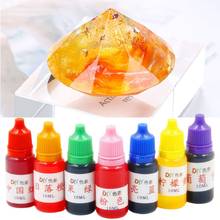 Pigmento de teñido de grado alimenticio, colorante de barro de cristal, epoxi, accesorios de joyería hechos a mano, 10ml, 7 unids/set por juego 2024 - compra barato