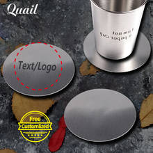 Quail Home Table Round Cup Mat Insulation EVA coaster Coffee Placemat Drinks Coasters Free engraving logo or text name 2024 - buy cheap