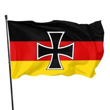 free shipping German Empire flag 90x150cm polyester war flag from 1892 to 1903 Iron Cross first world war germany army flags 2024 - buy cheap