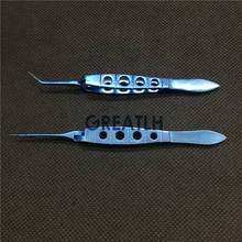 Akahoshi Prechopper Curved Straight Ophthalmic Forceps Tweezer  Needle holder Titanium Ophthalmic eye micro Instrument 2024 - buy cheap