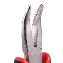Alicates de punta curva, herramienta de extensión de cabello DIY, pinzas de Clip para micro anillos/enlaces/cuentas y extensión de cabello de pluma 2024 - compra barato