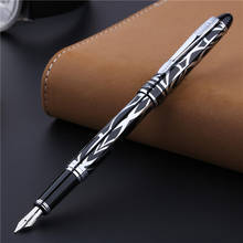 Picasso 901 Metal Fountain Pen Amorous Feeling of Paris Iridium Fine Nib Black & Silver Office Business School Writing Gift Pen 2024 - buy cheap