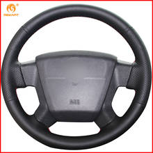 Mequer capa de volante em couro genuíno para jeep compass 2004-2012, acessórios e peças para carros 2024 - compre barato
